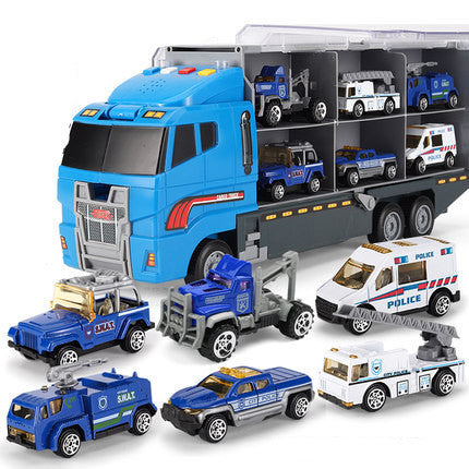 Alloy large container truck toy car boy toy
